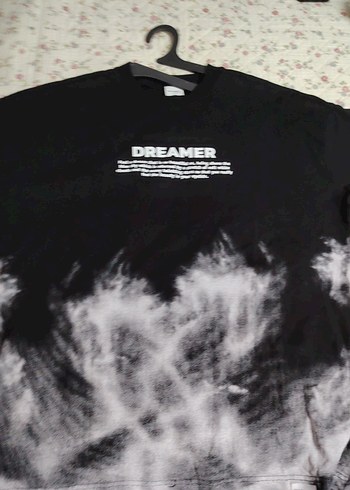 Erkek Siyah Baskılı Pamuklu Tişört - Görsel 3