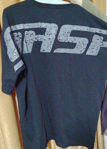 Erkek Siyah Baskılı Kısa Kollu Tişört - Görsel 4