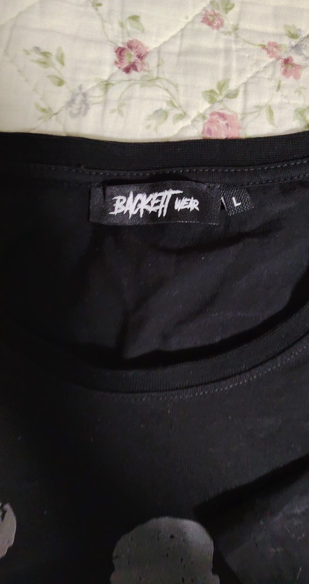 Erkek Siyah Baskılı Kısa Kollu Tişört - Görsel 3