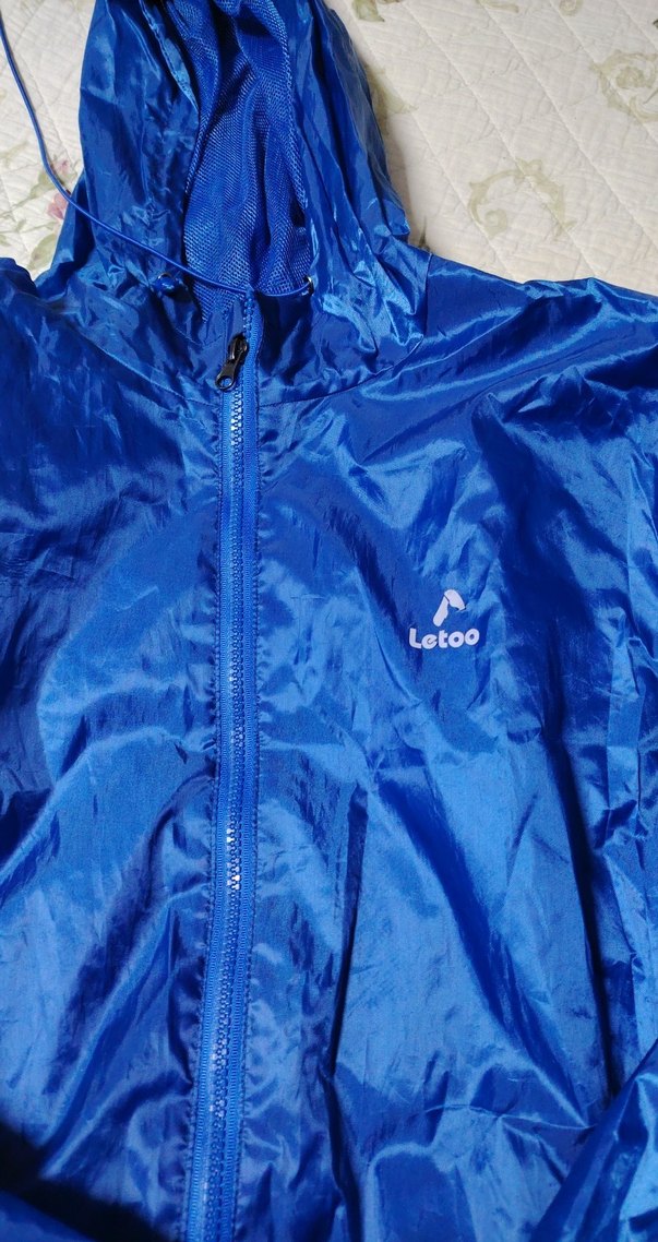 Mavi Erkek Fermuarlı Yağmurluk - Görsel 2