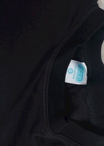 Diğer kiz erkek Siyah Baskılı Uzun Kollu Sweatshirt