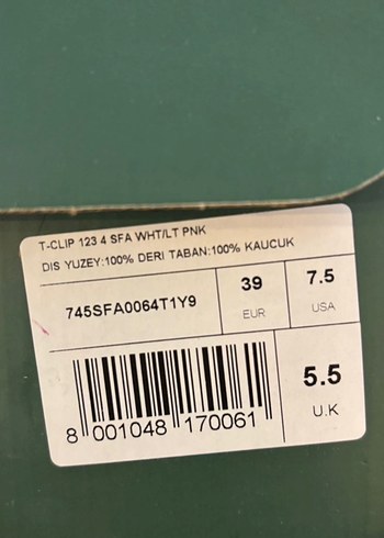 Lacoste T-Clip Kadın Deri Spor Ayakkabı - Görsel 8