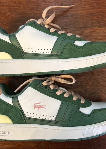 Lacoste T-Clip Kadın Deri Spor Ayakkabı - Görsel 4