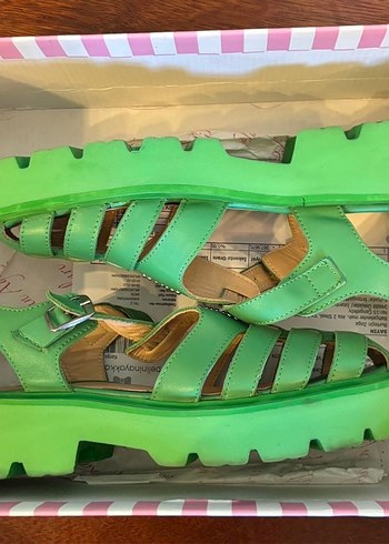 Rotem 37 Numara Kadın Deri Sandalet - Görsel 5