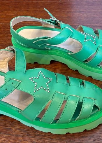 Rotem 37 Numara Kadın Deri Sandalet - Görsel 2