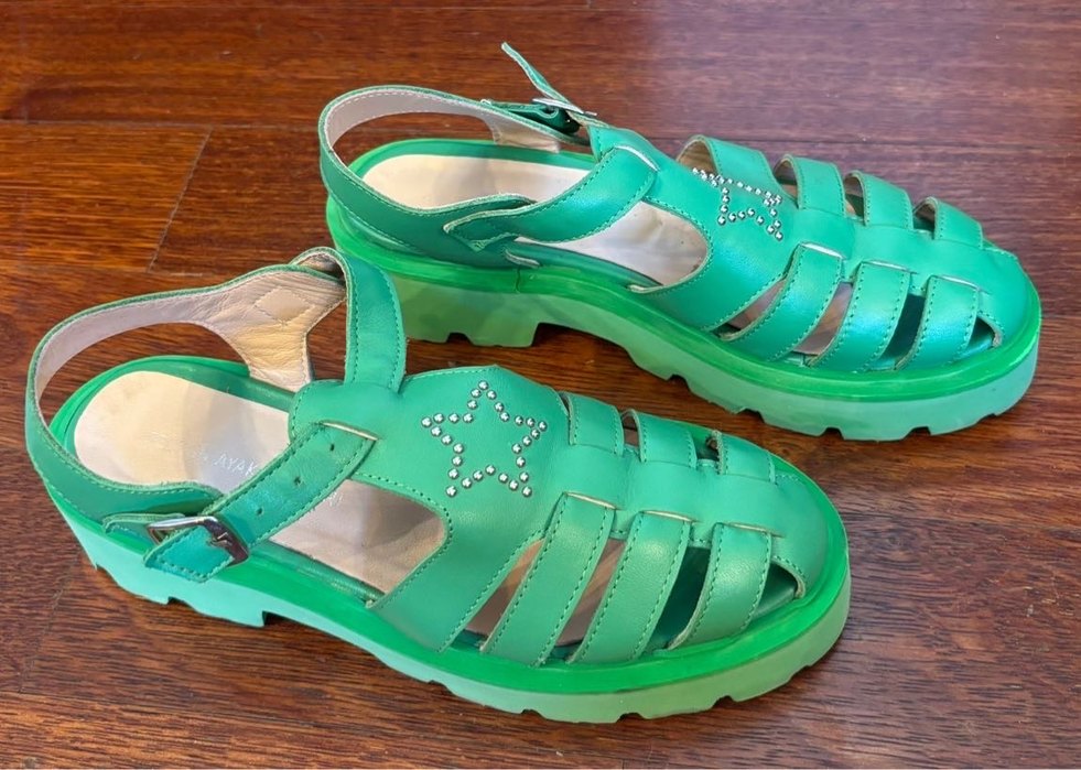 Rotem 37 Numara Kadın Deri Sandalet - Görsel 2