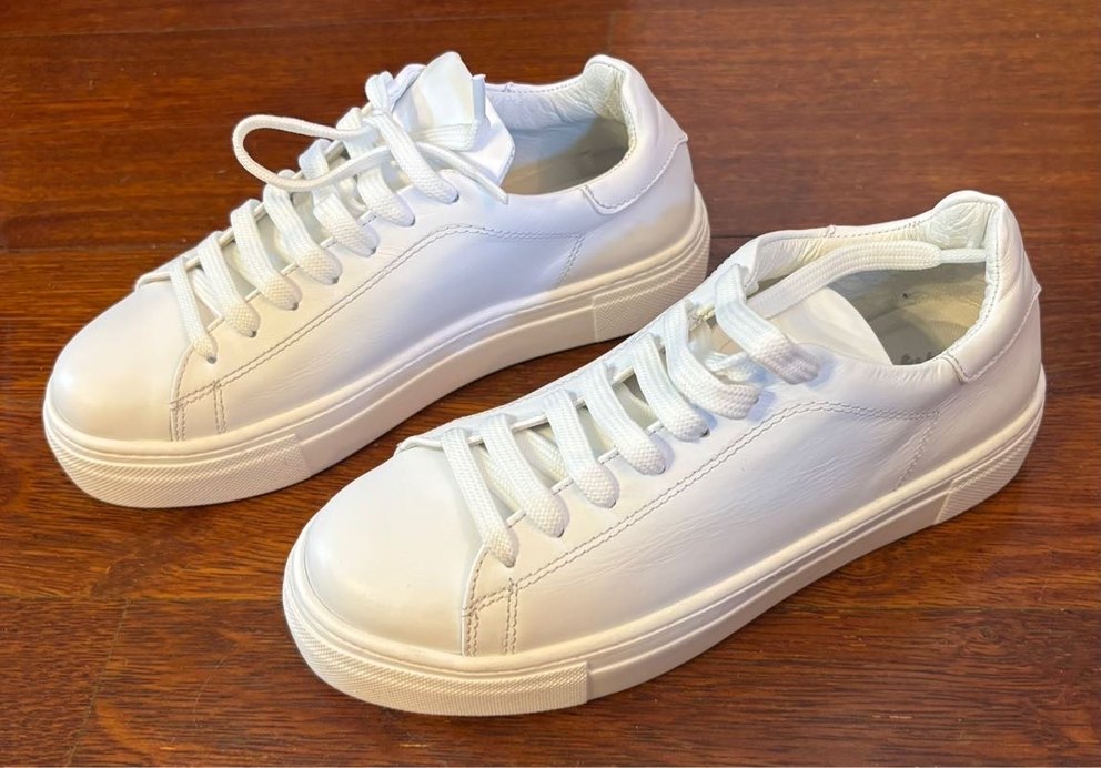 Zeta Beyaz Kadın Deri Spor Ayakkabı - Görsel 2