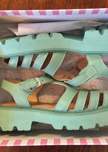 Rotem 37 Numara Kadın Deri Sandalet - Görsel 5