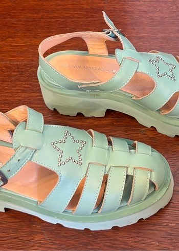 Rotem 37 Numara Kadın Deri Sandalet - Görsel 2