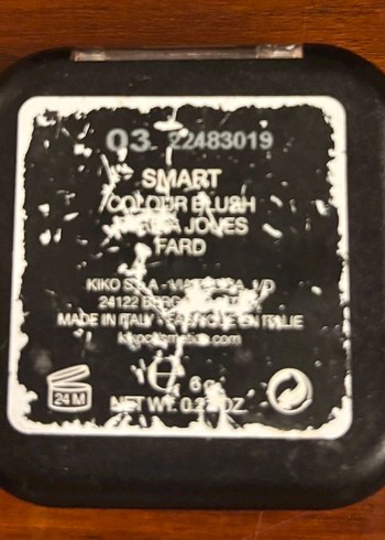 KIKO Colour Blush 03 Peach Allık - Görsel 3