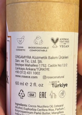 Rosece No 64 Deo Balm Stick Pink - Görsel 2