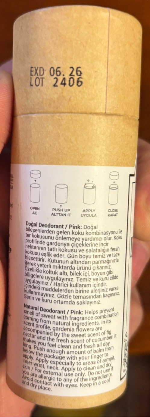 Rosece No 64 Deo Balm Stick Pink - Görsel 3