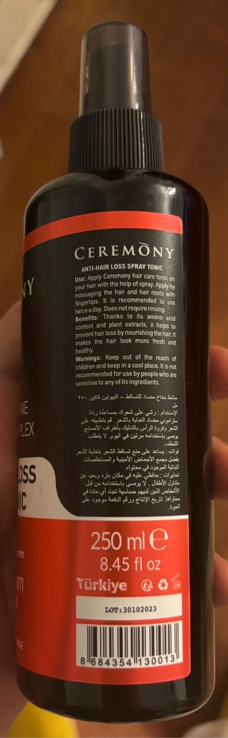 Ceremony Dökülme Karşıtı Sprey Tonik - Görsel 2