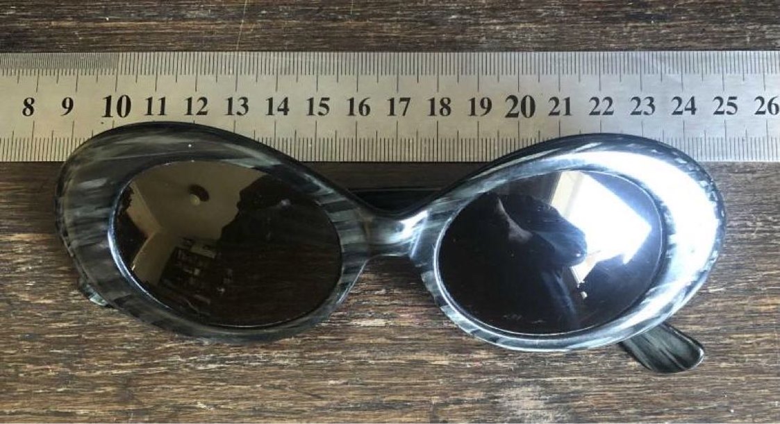 Gri Vintage Kadın Gözlüğü - Görsel 3