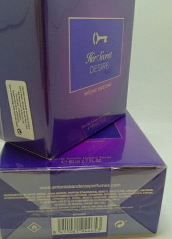 Beden Antonio Banderas Her Secret Desire Bayan Parfüm 80 ML/ Adet