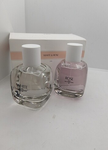 Zara ZARA WHİTE 90 ML & ZARA ROSE 90 ML PARFÜM SETİ 