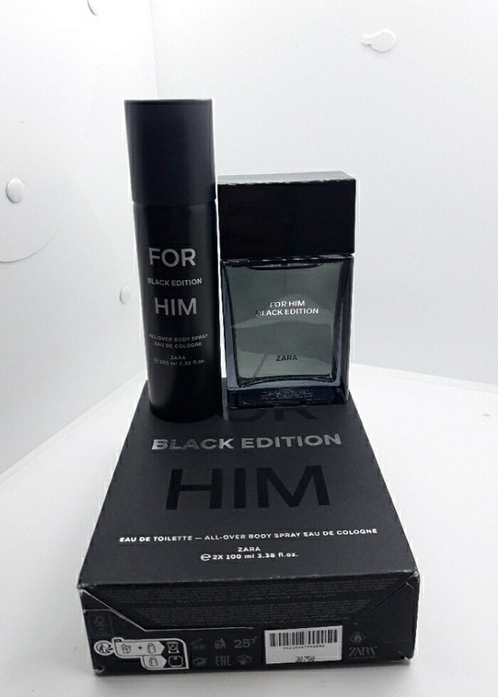 ZARA FOR HIM BLACK EDITION SET - Görsel 2