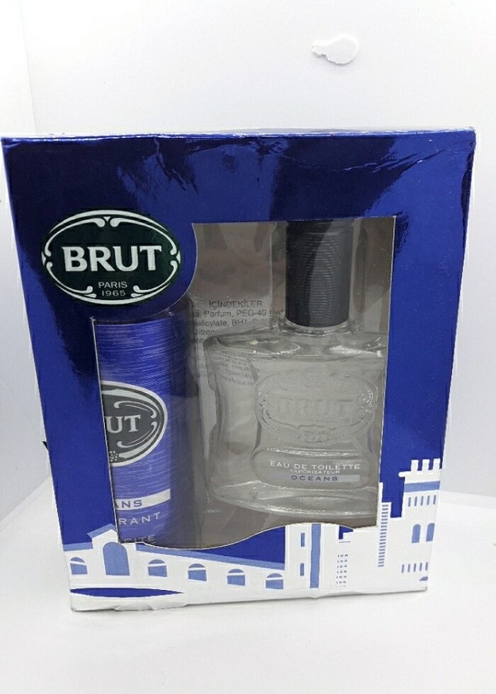 BRUT OCEANS ERKEK PARFÜM  SET - Görsel 4