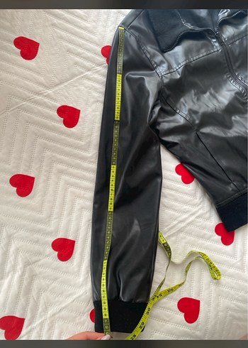 Siyah Deri Biker Ceket - Görsel 4