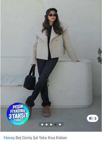 Havoş kaşe ceket - Görsel 2