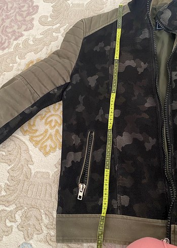 Erkek Kamuflaj  Biker Ceket - Görsel 6