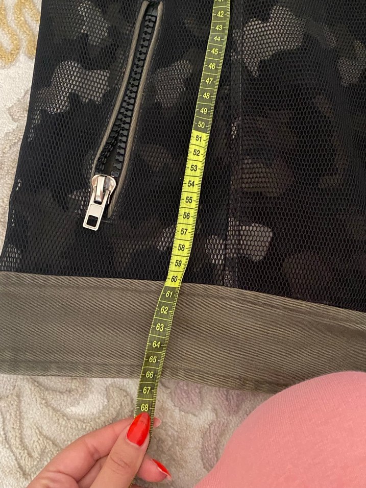 Erkek Kamuflaj  Biker Ceket - Görsel 5