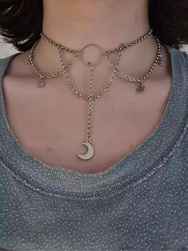 Beden Zincir choker kolye