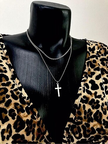 Accessorize İkili haç kolye
