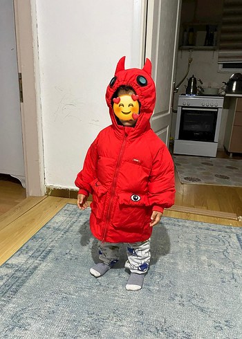 kıç çocuk mont - Görsel 8