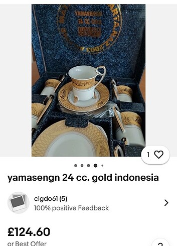 Yamasene fincan takımı  - Görsel 2