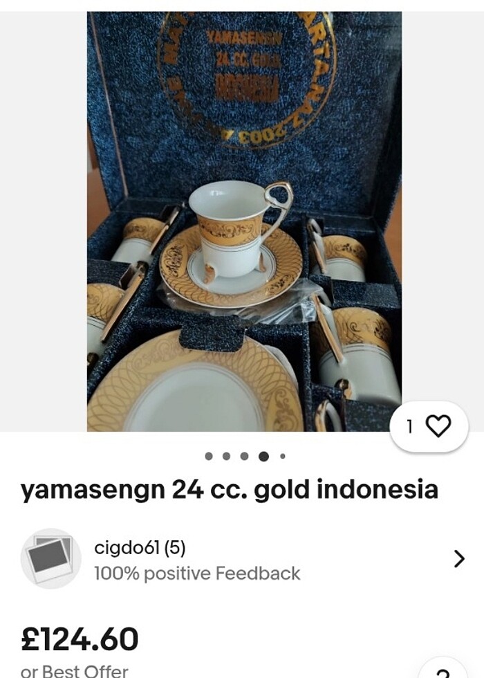 Yamasene fincan takımı  - Görsel 2