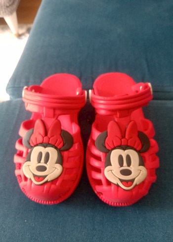 Kız Çocuk Kırmızı Minnie Mouse Terlik - Görsel 7