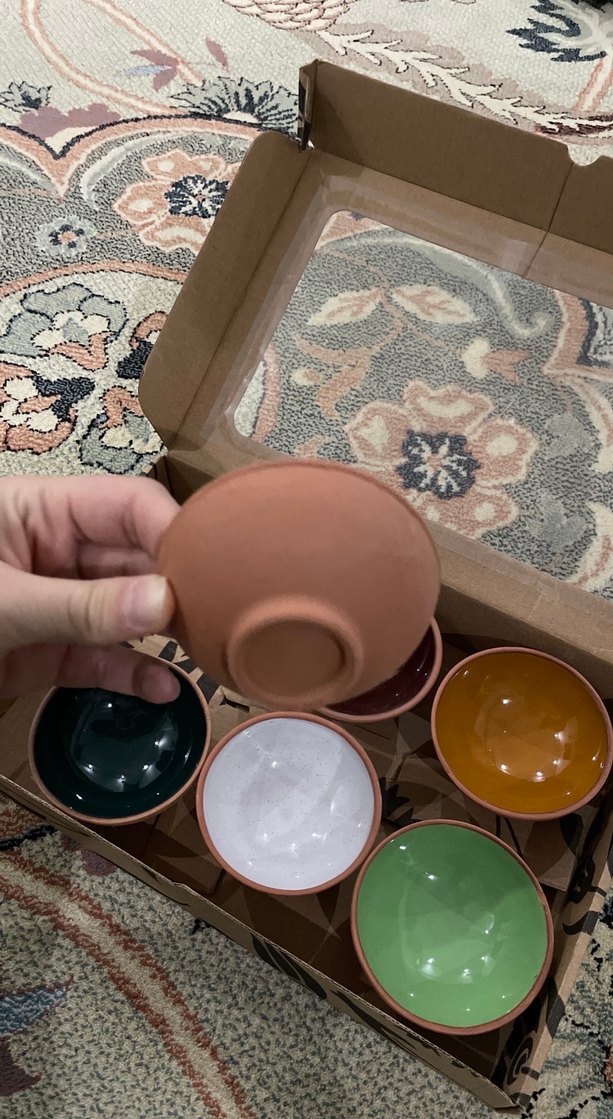 Renkli Seramik Küçük Kaseler Seti - Görsel 2