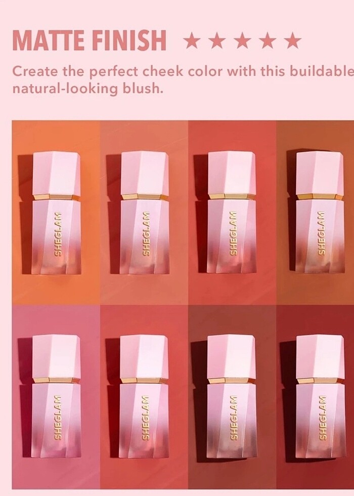 Sheglam Color Bloom Liquid Blush Love Cake - Görsel 3