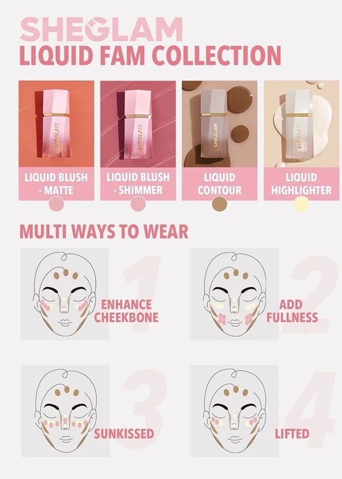 Sheglam Color Bloom Liquid Blush Love Cake - Görsel 5