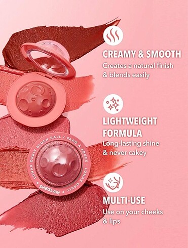 Beden Renk Sheglam Lunar Orbit Blush Ball Atmosphere Cream