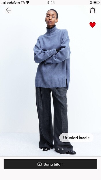 s Beden H&M kazak