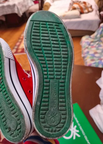 Kırmızı Kadın Spor Ayakkabı - Görsel 6