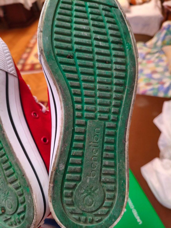 Kırmızı Kadın Spor Ayakkabı - Görsel 5