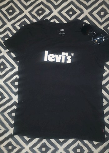 Levis Levi S Siyah Kisa Kollu Tisort