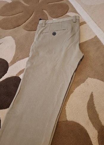 30 Beden KADIN Regular Fit Bej PANTOLON.
