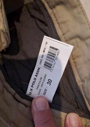 30 Beden ten rengi Renk KADIN Regular Fit Bej PANTOLON.