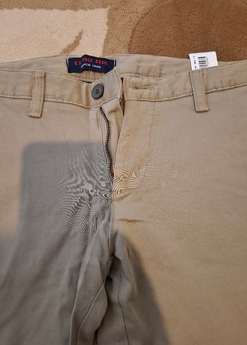 U.S Polo Assn. KADIN Regular Fit Bej PANTOLON.