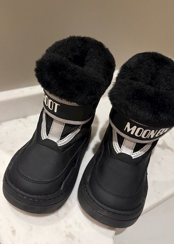 Moon Boot  Siyah Cocuk Kis Botu