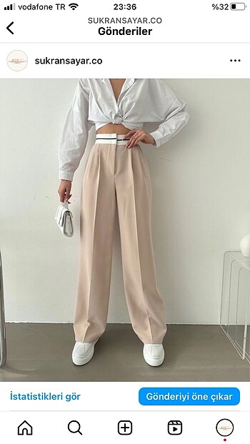 ZARA MODEL PALAZZO PANTOLON
