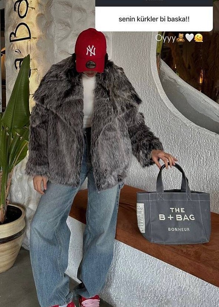 GRİ VİRAL KÜRK - Görsel 2