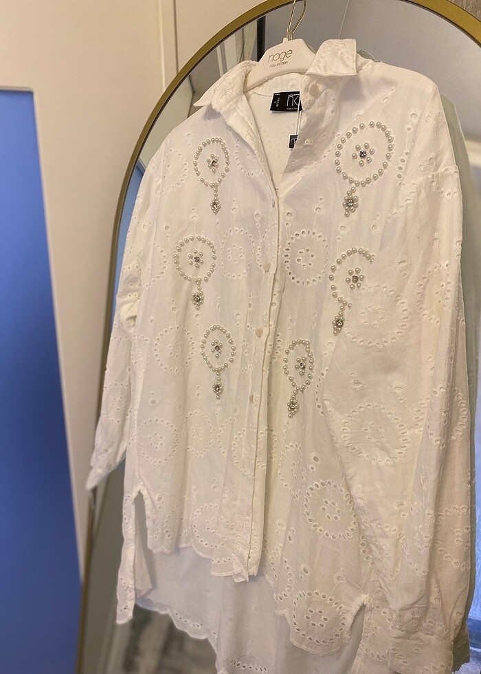 İNCİLİ FİSTO GÖMLEK - Görsel 2