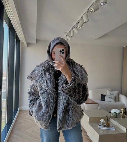 Zara GRİ VİRAL KÜRK