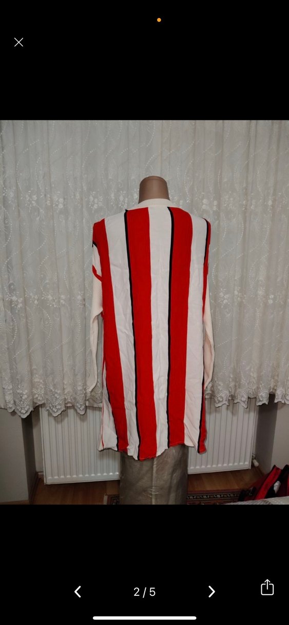 İnvee Uzun Kollu, Salaş Kesim Çizgili Kadın Kazak - Görsel 2