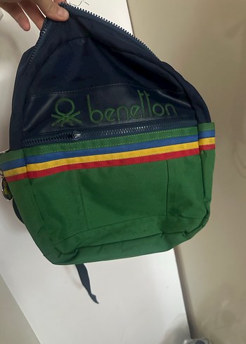 Benetton Çocuk Okul Çantası Yeşil